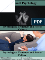 36 - IB Psychology - Abnormal Psych - 5.C.2 & 5.C.3Psych. Treat. of Depres. & Culture