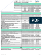 Anexo II - Programação de Excursões