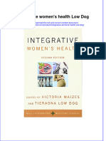 Download textbook Integrative Womens Health Low Dog ebook all chapter pdf 