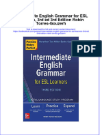 Download pdf Intermediate English Grammar For Esl Learners 3Rd Ed 3Rd Edition Robin Torres Gouzerh ebook full chapter 