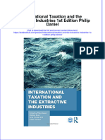 Download textbook International Taxation And The Extractive Industries 1St Edition Philip Daniel ebook all chapter pdf 