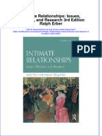 Download textbook Intimate Relationships Issues Theories And Research 3Rd Edition Ralph Erber ebook all chapter pdf 