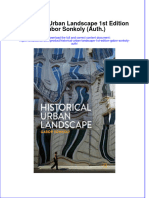 Textbook Historical Urban Landscape 1St Edition Gabor Sonkoly Auth Ebook All Chapter PDF