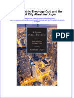 Download textbook Jewish Public Theology God And The Global City Abraham Unger ebook all chapter pdf 