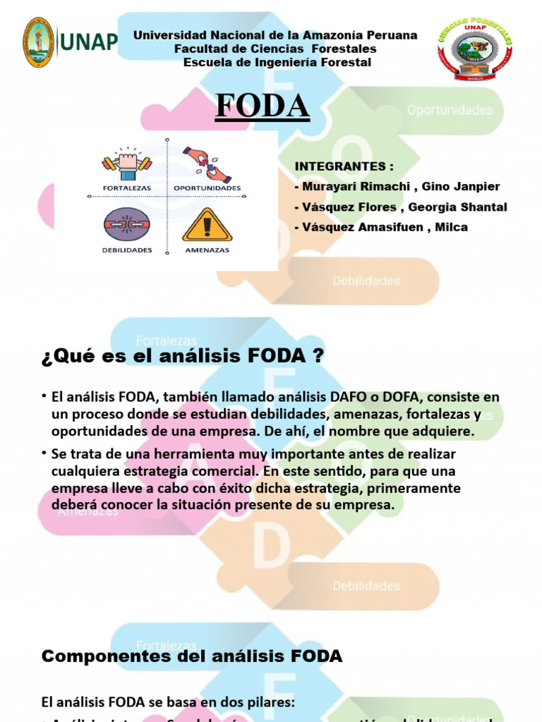 Fortalezas y Amenazas en FODA | PDF | Análisis FODA | Economias