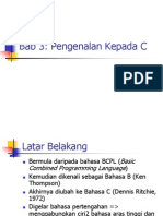 Pengenalan Kepada Programming C