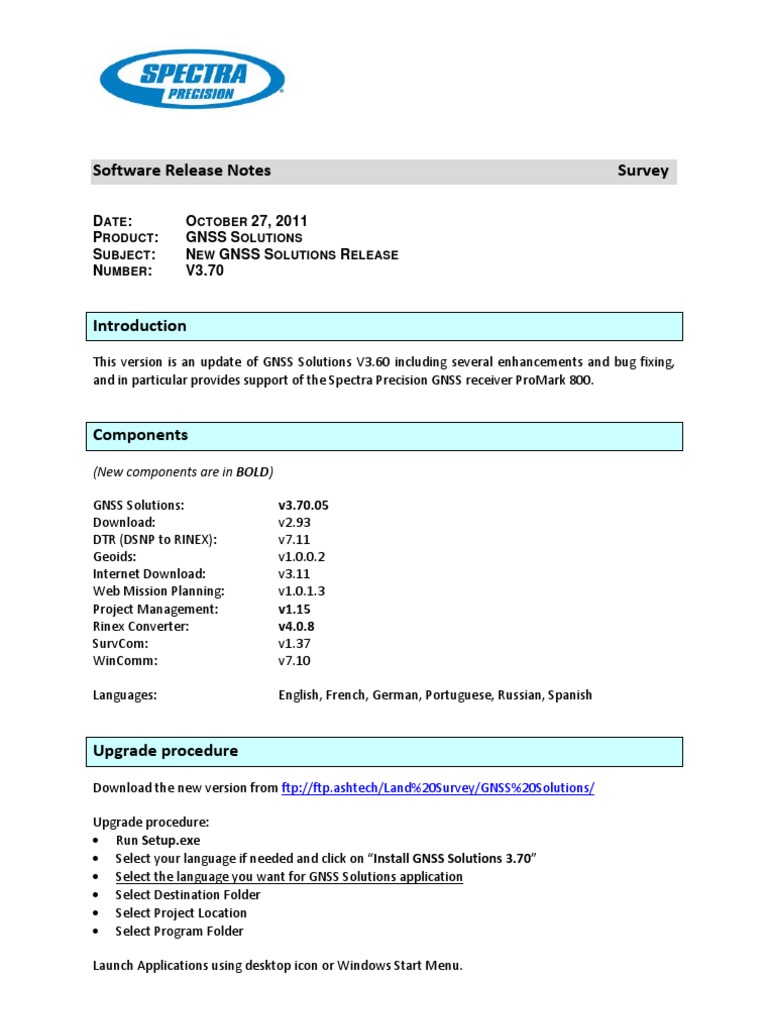 Ashtech Gnss Solutions Software Download