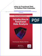 Download textbook Introduction To Functional Data Analysis 1St Edition Piotr Kokoszka ebook all chapter pdf 
