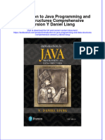 Textbook Introduction To Java Programming and Data Structures Comprehensive Version Y Daniel Liang Ebook All Chapter PDF