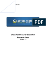 Practice Test: Checkpoint 156-315-71