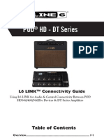 L6 LINK Connectivity Guide For POD HD & DT Amplifiers (Rev D) - English