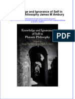 Textbook Knowledge and Ignorance of Self in Platonic Philosophy James M Ambury Ebook All Chapter PDF