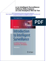 PDF Introduction To Intelligent Surveillance Surveillance Data Capture Transmission and Analytics Wei Qi Yan Ebook Full Chapter