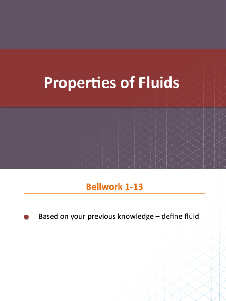 Properties of Fluids | PDF | Buoyancy | Pressure