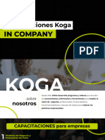 Menu de Talleres in Company - KOGA