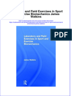 Textbook Laboratory and Field Exercises in Sport and Exercise Biomechanics James Watkins Ebook All Chapter PDF