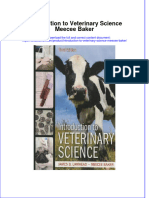 PDF Introduction To Veterinary Science Meecee Baker Ebook Full Chapter