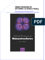 Textbook Hybrid Phonons in Nanostructures 1St Edition Ridley Ebook All Chapter PDF