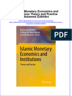 PDF Islamic Monetary Economics and Institutions Theory and Practice Muhamed Zulkhibri Ebook Full Chapter