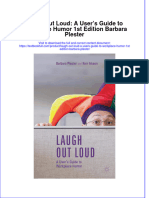 Download textbook Laugh Out Loud A Users Guide To Workplace Humor 1St Edition Barbara Plester ebook all chapter pdf 