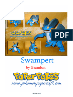 Swampert A4 Lined