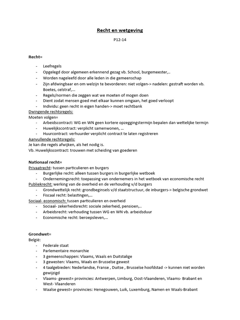 Recht p12 Tot p24 | PDF
