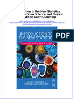Download textbook Introduction To The New Statistics Estimation Open Science And Beyond 1St Edition Geoff Cumming ebook all chapter pdf 