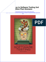 Textbook Introduction To Software Testing 2Nd Edition Paul Ammann Ebook All Chapter PDF