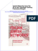 Download textbook Italian Jewish Networks From The Seventeenth To The Twentieth Century Francesca Bregoli ebook all chapter pdf 