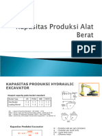 Kapasitas Produksi Alat Berat