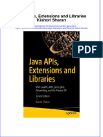 Download textbook Java Apis Extensions And Libraries Kishori Sharan ebook all chapter pdf 