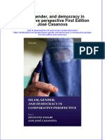 Download textbook Islam Gender And Democracy In Comparative Perspective First Edition Jose Casanova ebook all chapter pdf 
