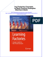 Download textbook Learning Factories Concepts Guidelines Best Practice Examples Eberhard Abele ebook all chapter pdf 