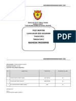 Form 2 Bahasa Inggeris Post Mortem UASA 2023