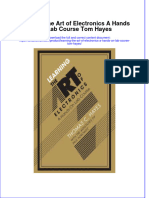 Textbook Learning The Art of Electronics A Hands On Lab Course Tom Hayes Ebook All Chapter PDF