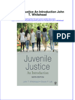 PDF Juvenile Justice An Introduction John T Whitehead Ebook Full Chapter