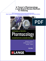 PDF Katzung Trevors Pharmacology Examination and Board Review Bertram G Katzung Ebook Full Chapter