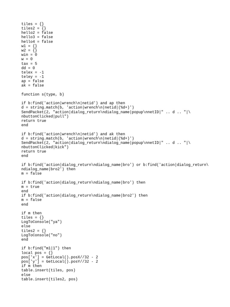 Limitz Proxy Script Commands Guide | PDF