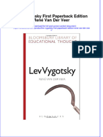 Textbook Lev Vygotsky First Paperback Edition Rene Van Der Veer Ebook All Chapter PDF