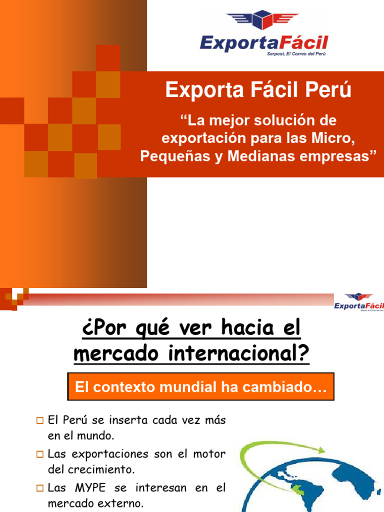 Exporta Facil Peru 2011 Keyword Principal Descargar Gratis Pdf