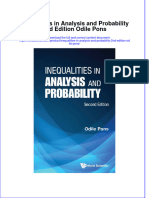 Textbook Inequalities in Analysis and Probability 2Nd Edition Odile Pons Ebook All Chapter PDF