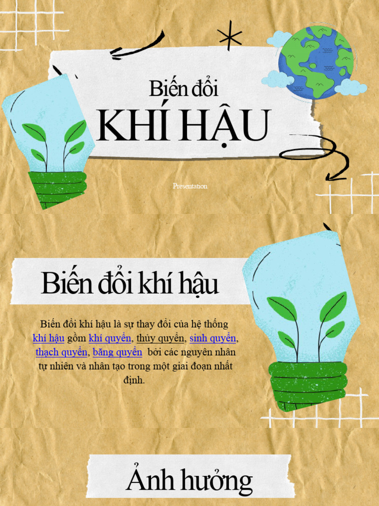 Climate Change Presentation Template | PDF