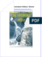 Download textbook Lake Governance Velma I Grover ebook all chapter pdf 