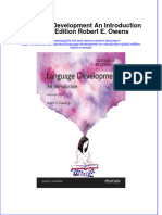 Download pdf Language Development An Introduction Global Edition Robert E Owens ebook full chapter 