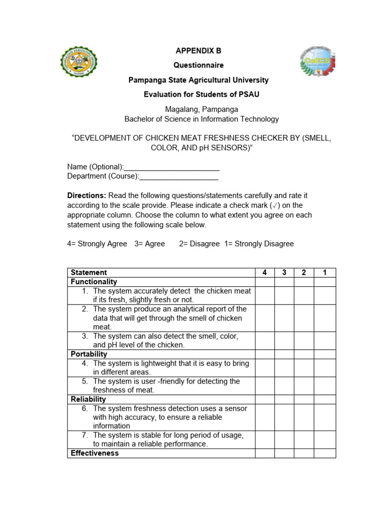 Questionnaire For IT OJT | PDF | Sensor | Android (Operating System)