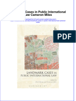Textbook Landmark Cases in Public International Law Cameron Miles Ebook All Chapter PDF
