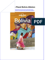 PDF Lonely Planet Bolivia Albiston Ebook Full Chapter