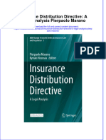 Full Chapter Insurance Distribution Directive A Legal Analysis Pierpaolo Marano PDF