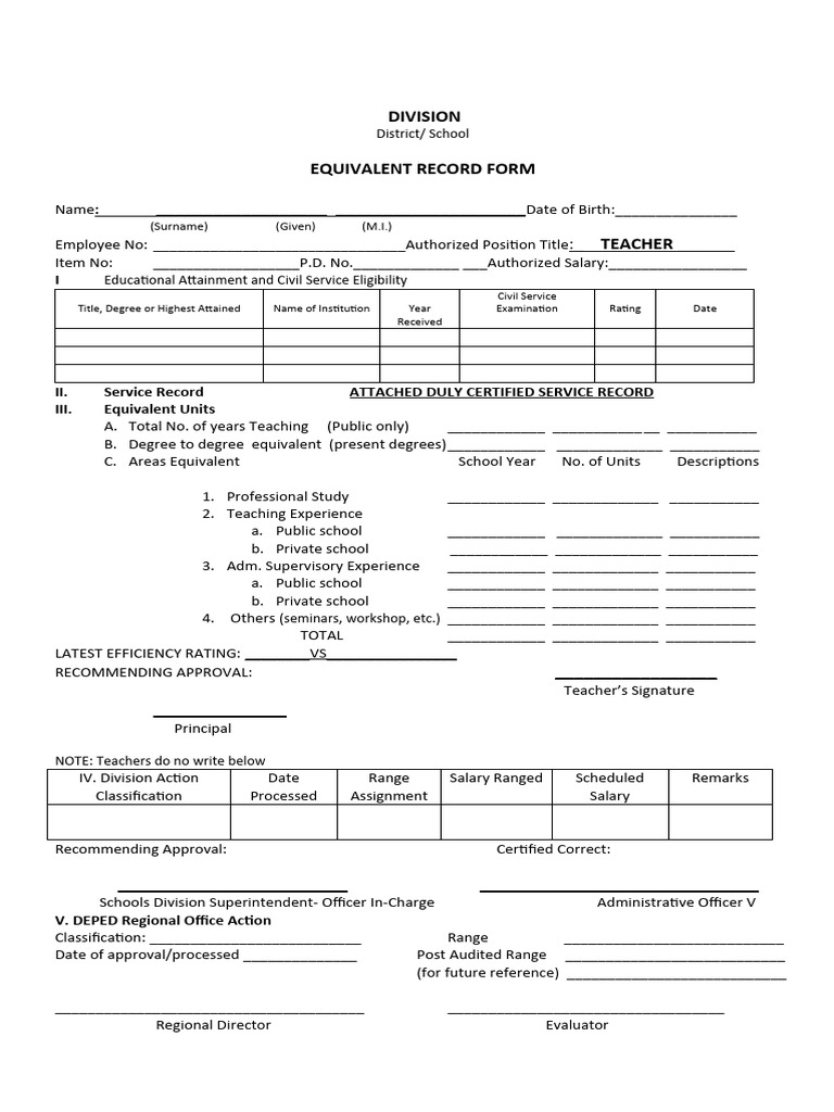 Erf form new pdf
