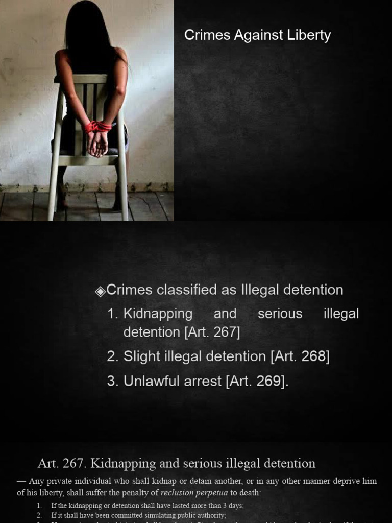 Kidnapping Pdf Detention Imprisonment Kidnapping
